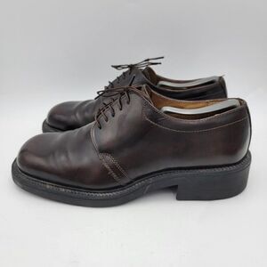 Vintage Y2K Skechers Oxfords Chunky Dress Brown leather Shoes Size 10
